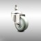 Service Caster 3 Inch 316SS Gray Polyurethane Wheel Swivel 10mm Threaded Stem Caster SCC SCC-SS316TS20S314-PPUB-M1015 - alternate 1